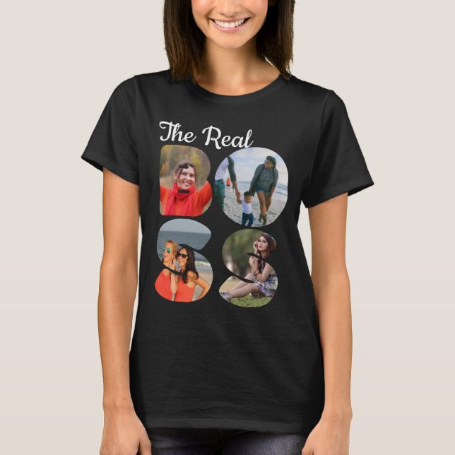 T-shirt Créez votre propre couple de jumelage photo patron (Devant)