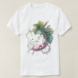 T-shirt Créez votre propre couronne de lune avec une vigne