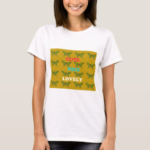 T-shirt Créez Votre Propre Cute Nice Beau Papillon Vintage