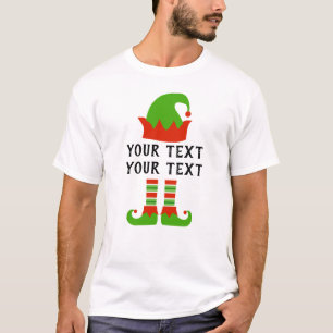 T-shirt Créez votre propre elfe de Noël amusant