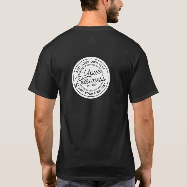 T-shirt Créez votre propre entreprise (Dos)