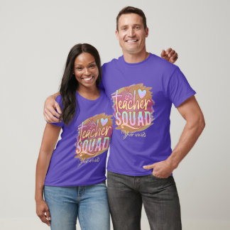 T-shirt Créez votre propre équipe d'enseignants colorés