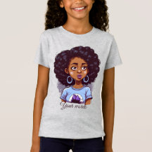 Créez votre propre fille noire en violet