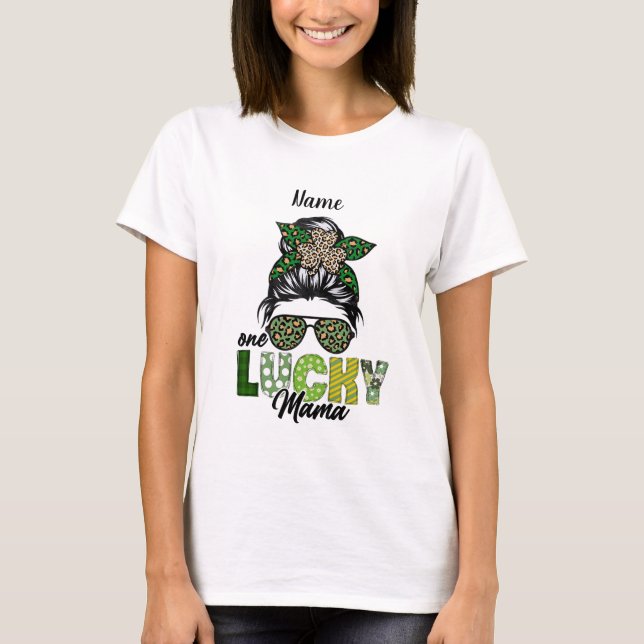 T-shirt Créez Votre Propre Jour de la Saint Patrick Lucky  (Devant)