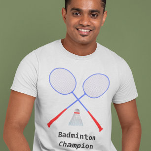 T-shirt Créez votre propre lecteur de badminton