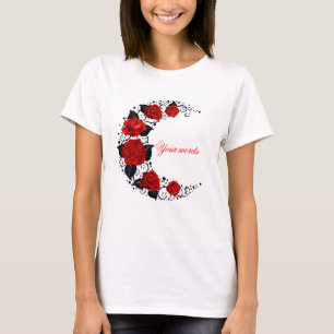 T-shirt Créez votre propre lune de crêpes en fibre et vos