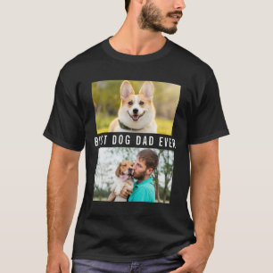 T-shirt Créez Votre Propre Meilleur Papa Chien 2 Collage d