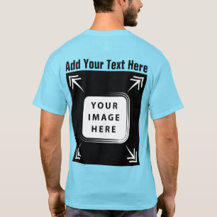 T-shirt Créez votre propre Modèle personnalisé face arrièr