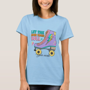 T-shirt Créez votre propre patinage à rouleaux Retro 90s