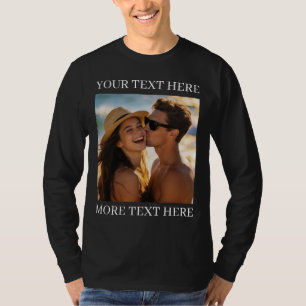 T-shirt Créez votre propre photo et texte