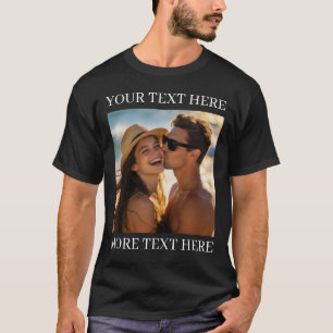 T-shirt Créez votre propre photo et texte