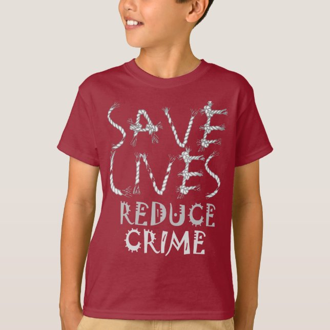 T-shirt Créez votre propre vie de sauvegarde Réduire la cr (Devant)