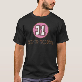 T-shirt Crème de glace Baskin-Robbins Vintage déficitaire 