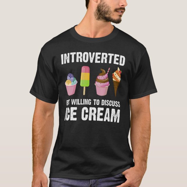 T-shirt Crème De Glace Pour Hommes Femmes Costume De Crème (Devant)