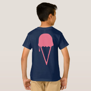 T-shirt Crème de glace rose