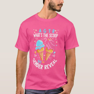 T-shirt Crème de glace Whats The Scoop Genre Reveal Fille