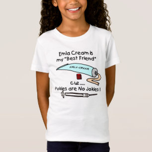T-shirt crème d'Emla de soutien de Cancer