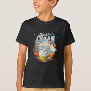 T-shirt Crème Fouettée de Thanksgiving Bootleg Rap Rock 90