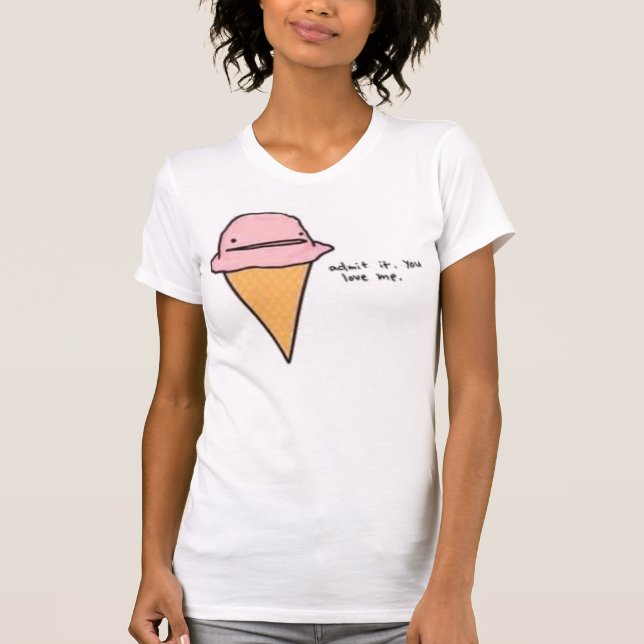 T-shirt crème glacée (Devant)