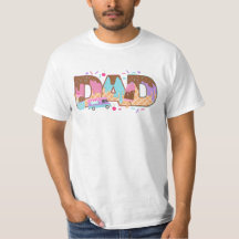 Crème glacée chemise d'anniversaire Papa de la fil