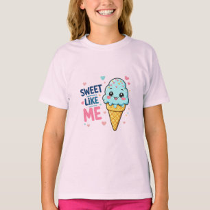 T-shirt Crème Glacée Comme Moi Sucrée