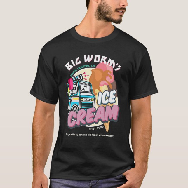 T-shirt Crème glacée du grand ver (Devant)