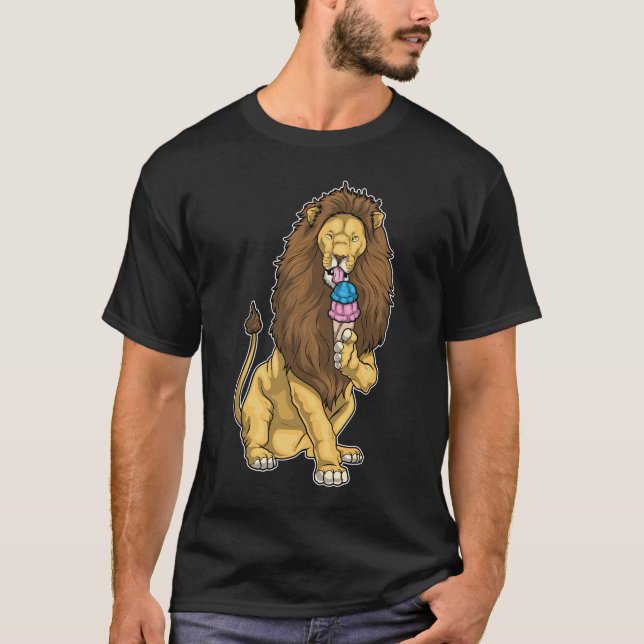 T-shirt Crème glacée Lion Waffe (Devant)