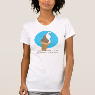 T-shirt crème glacée molle