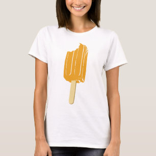 T-shirt Crème glacée orange sur un bâton