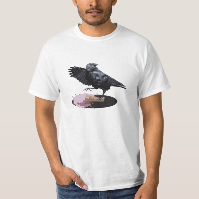 T-shirt Crème glacée pour la corneille (Devant)