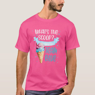 T-shirt Crème glacée Sexe Révéler Correspondance Équipe Bl