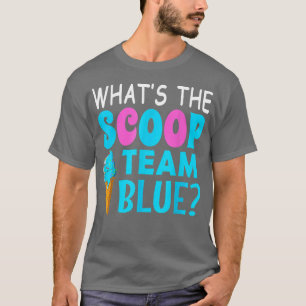 T-shirt Crème glacée Sexe Révéler Correspondance Équipe Bl