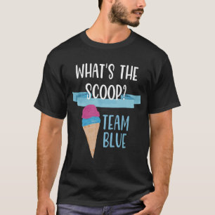 T-shirt Crème glacée Sexe Révéler Correspondance Équipe Bl