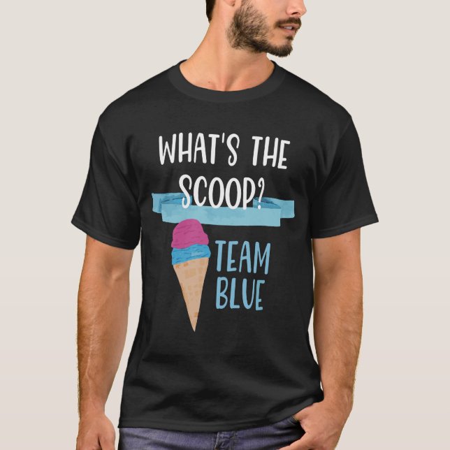 T-shirt Crème glacée Sexe Révéler Correspondance Équipe Bl (Devant)