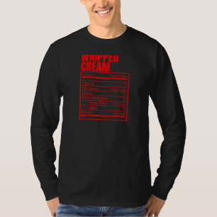 T-shirt Crème humide - valeur nutritive Étiquette Thanksgi