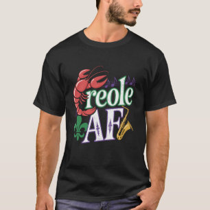 T-shirt Créole AF Drôle Nouvelle-Orléans Louisiane Design