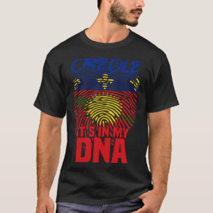T-shirt Créole C'est Dans Mon ADN Guadeloupe Afro Fierté G