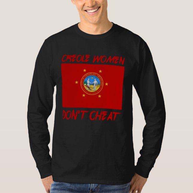 T-shirt Creole Women Don t Cheat Atlantic Creole Kriol Pri (Devant)