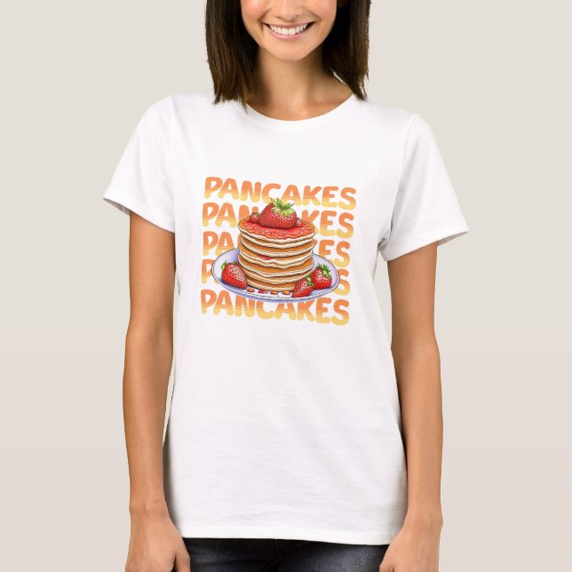 T-shirt Crêpes hachées de fraises (Devant)