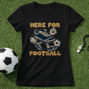 T-shirt Crépins de dessin animé pour jour de match de foot