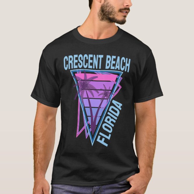 T-shirt Crescent Beach Vacation  1 (Devant)