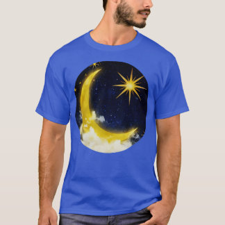 T-shirt Crescent Moon et étoiles