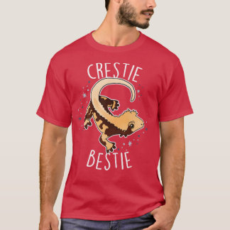 T-shirt Crested Gecko Lizard Reptile Crestie Bestie