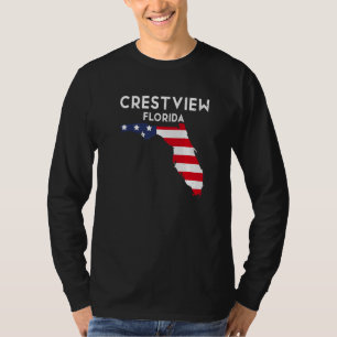 T-shirt Crestview Florida USA State America Travel Floridi