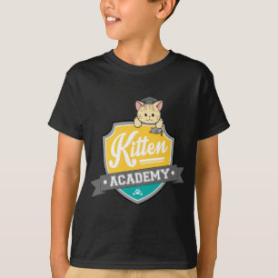 T-shirt Crête d'académie de chaton
