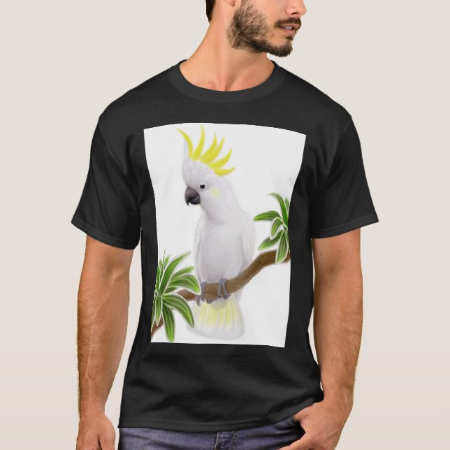 T-shirt crêté de cacatoès de soufre (Devant)