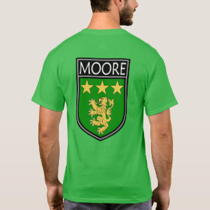 T-shirt Crête de clan irlandais - Moore