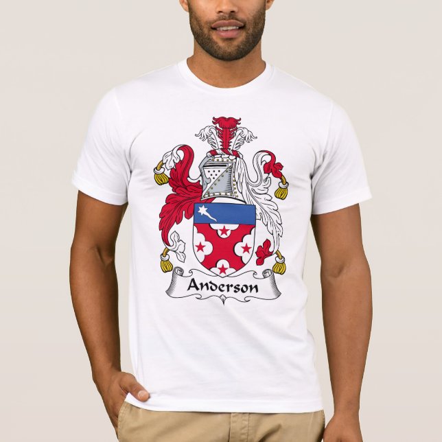 T-shirt Crête de famille d'Anderson (Devant)