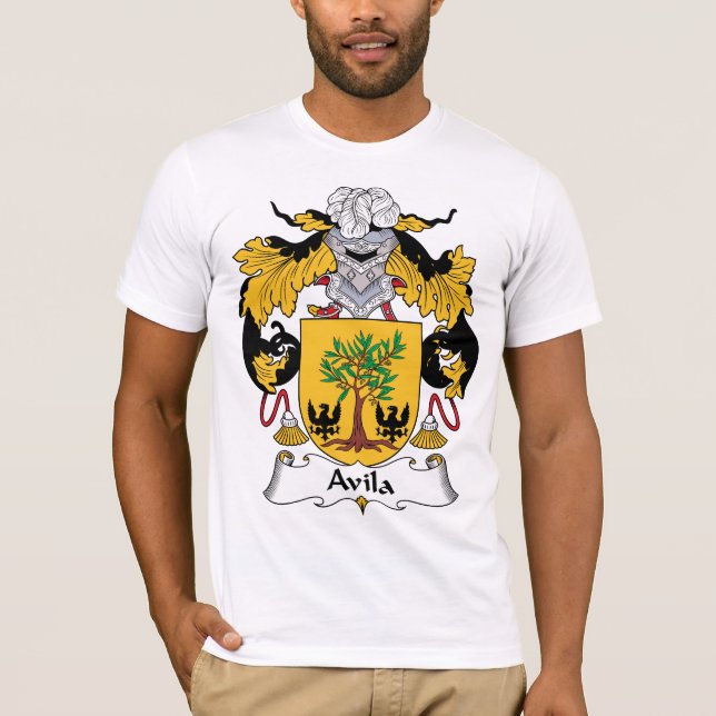 T-shirt Crête de famille d'Avila (Devant)