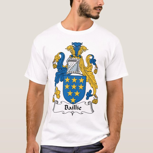 T-shirt Crête de famille de Baillie (Devant)